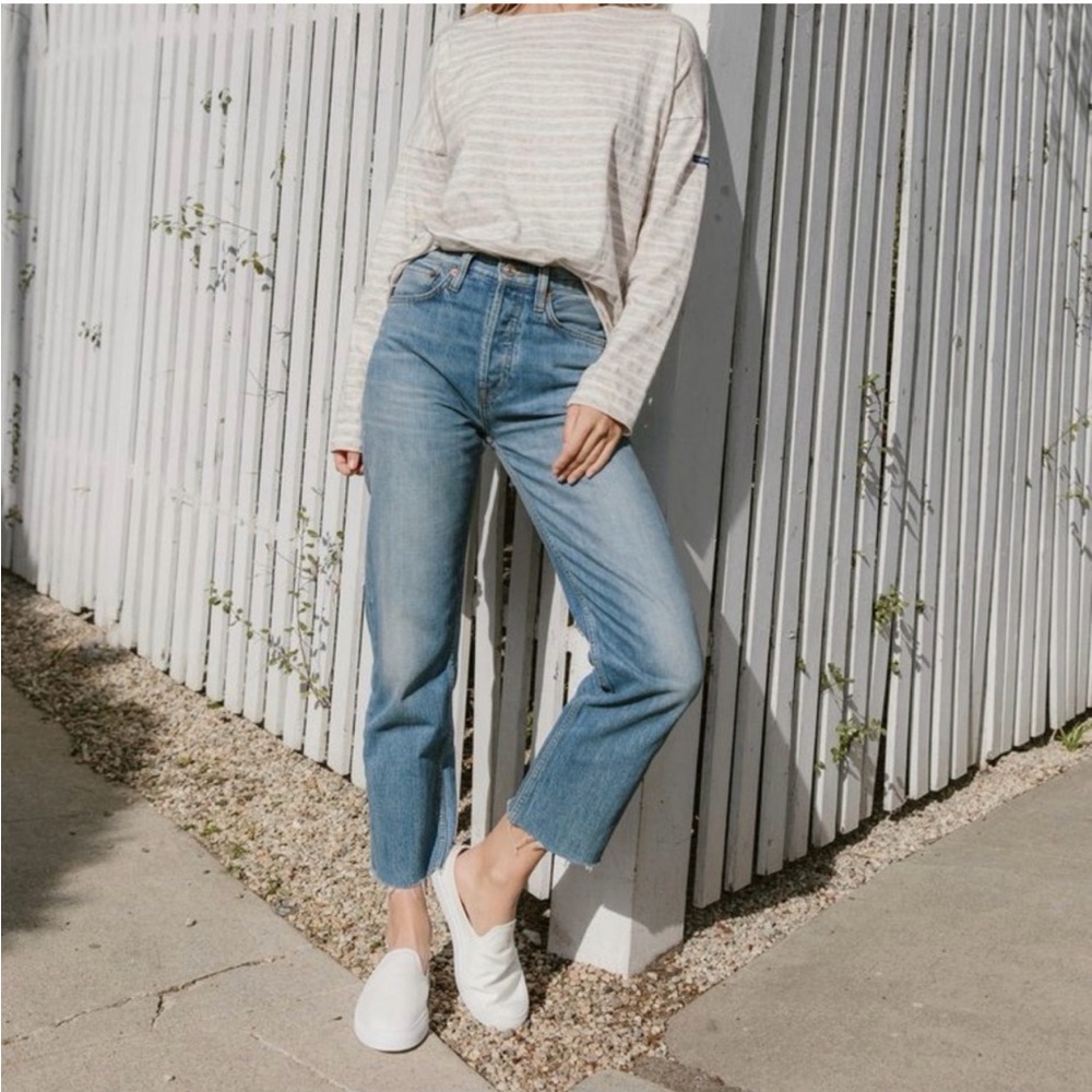 Jenni Kayne Off White Canvas Slider Sneaker in CreamEU 39 / 9 NWOB